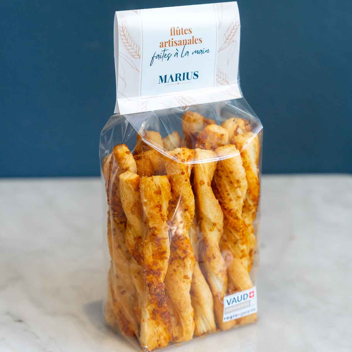 Flûtes au Gruyère et Paprika
